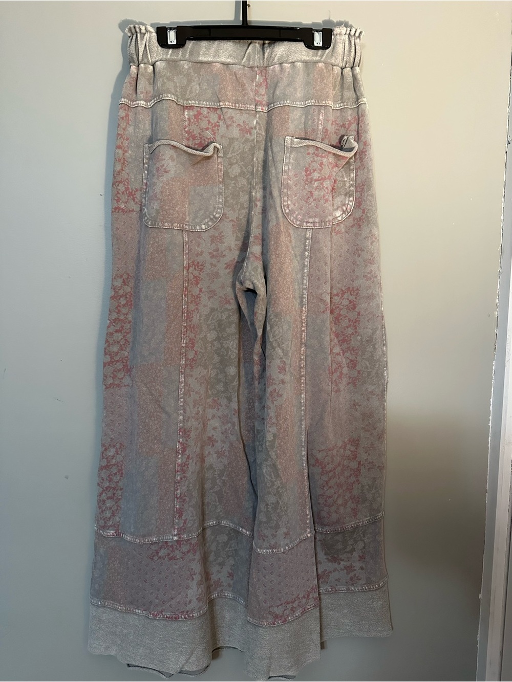 easel boho wide leg sweatpants - Picture 4 of 4